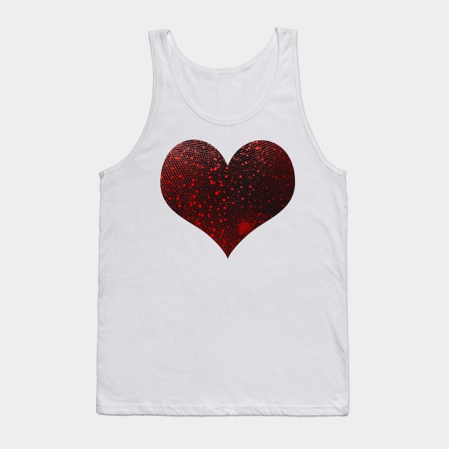 'Heart Shaped Dots' Cool International Dot Day Gift Tank Top by ourwackyhome